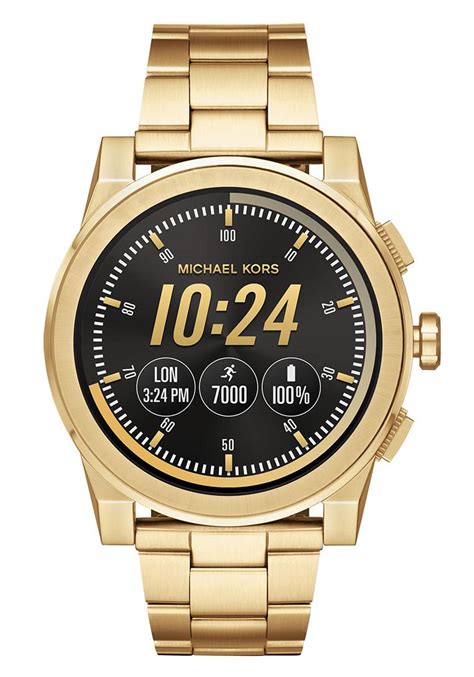 gold watch michael kors mens|michael kors smartwatch für herren.